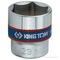 Головка торцевая стандартная шестигранная 3/8, 6 мм KING TONY 333506M